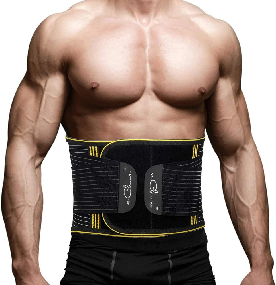 Women Postpartum Back Brace Lumbar Support Belt - Lower Back Pain Relief Belly Wrap for Abdominal Support, Torso Waist Belt Weight Lifting, Back Pain Brace for Women & Men and Low Back Brace (XL)