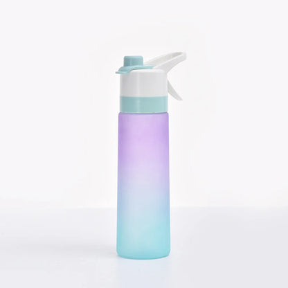 Spray Water Bottle for Girls Outdoor Sport Fitness Water Cup Large Capacity Spray Bottle Drinkware Travel Bottles Kitchen Gadgets